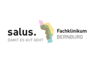 Logo der Klinik Salus Bernburg, Deutschland - Partner für VR-Therapie (verwendet unsere VR Software für Expositionstherapie)