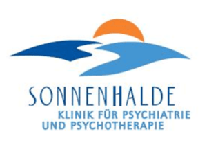 Logo der Klinik Sonnenhalde, Deutschland - Partner für VR-Therapie (verwendet unsere VR Software für Expositionstherapie)