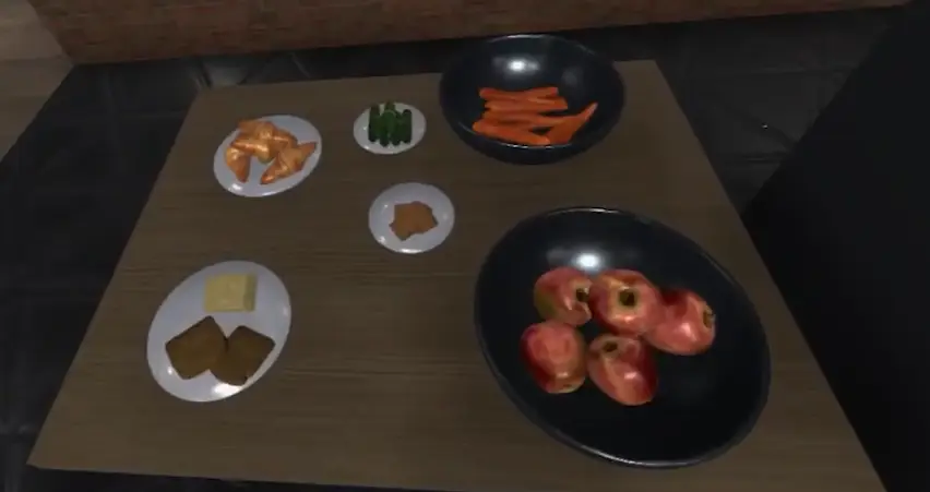 Buffet, Obst und Gemüse