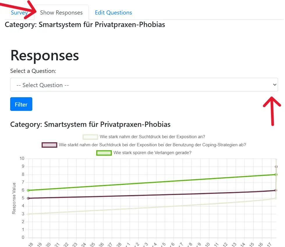 Screenshot, Statistik: Diagramm