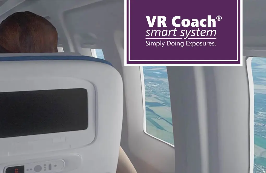 Aviophobie/Flugangst behandeln mit VR Coach smart system für Privatpraxen