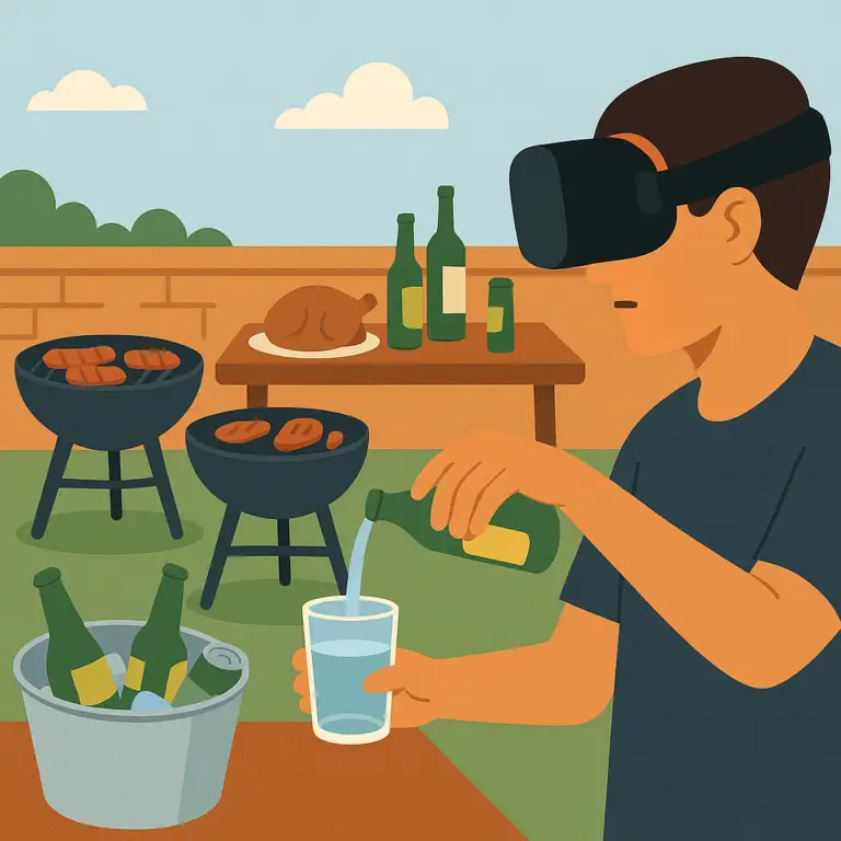 Beitragsbild: VR Therapie bei Sucht, Alkoholkonsum