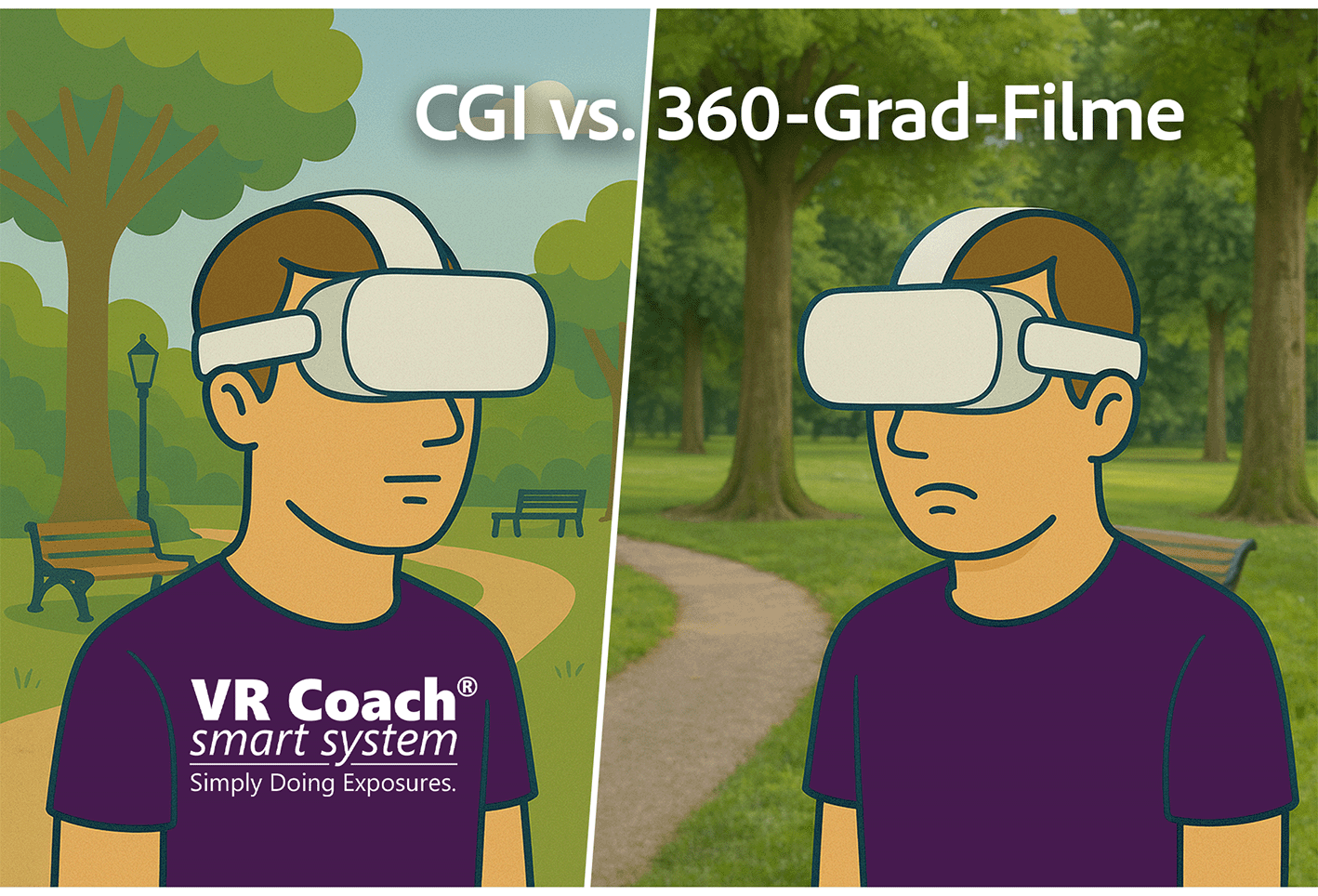 Beitragsbild: CGI vs 360 Grad Filme, VR Therapie